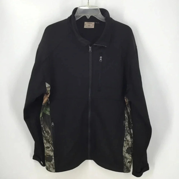 TAG Vintage Men’s Safari Outdoor Clothing Softshell Zip Hunting Jacket Size L - Picture 2 of 9